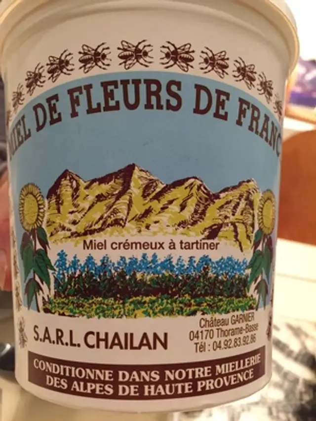 Miel De Fleurs De France front packaging