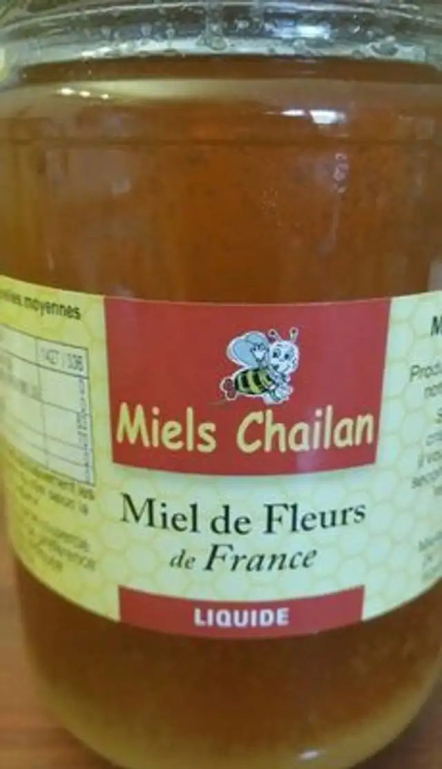 Miel de fleurs de france front packaging