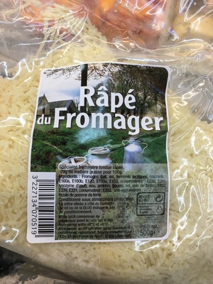 Râpé du Fromager front packaging