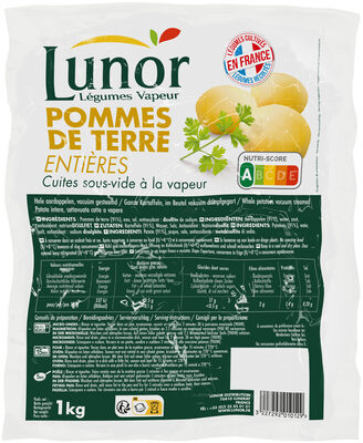 Pommes de terre entières (