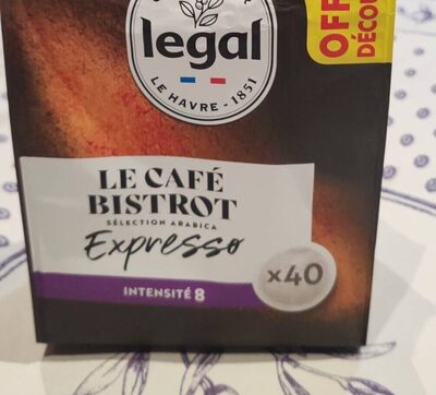 Le cafe bistrot Expresso intensité 8