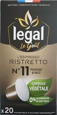 L'expresso RISTRETTO N°11 (Puissant & Racé)