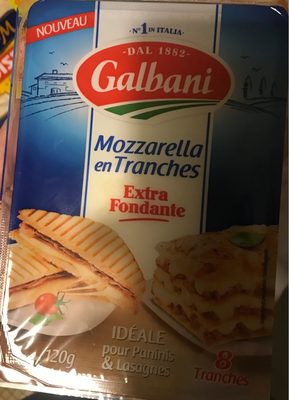 Mozzarella en tranches extra fondante