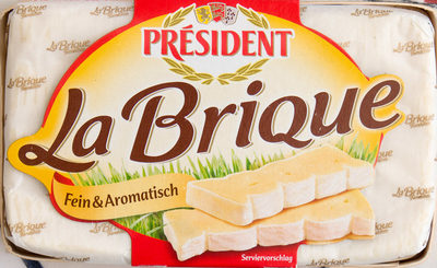 The brick a fine crust and a unique fondant front packaging