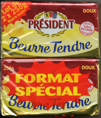 Beurre tendre (lot de 2) front packaging