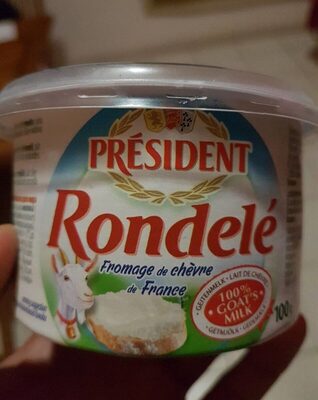 Président 100G Rondelé Goat Cheese Tuorejuusto front packaging