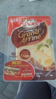 Emmenthal grand affine front packaging