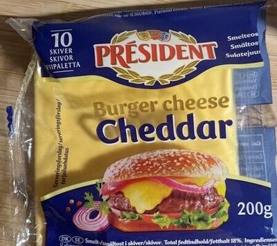 Burger cheese cheddar