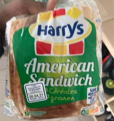 American sandwich - 7 céréales front packaging