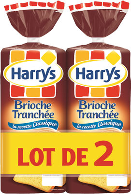 Lot 2 brioches tranchées nature front packaging