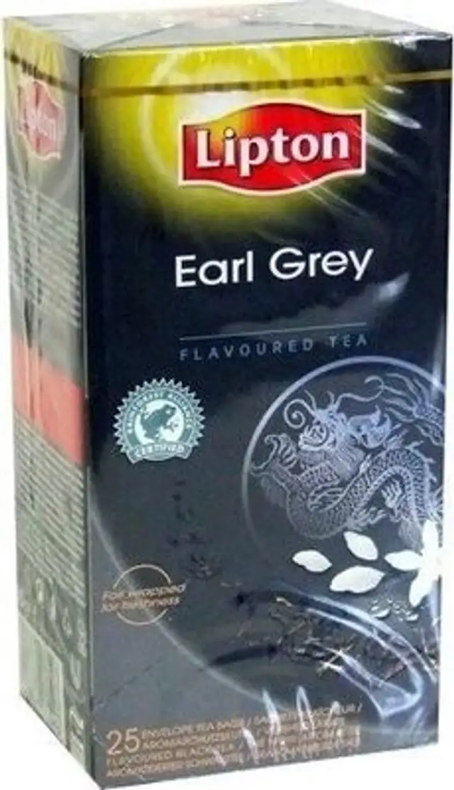Thé Earl Grey front packaging
