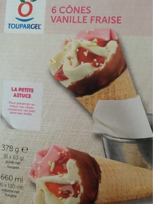 Cônes Vanille Fraise