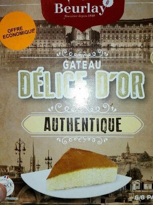 Gateau délice d'or