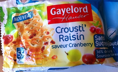 Crousti' Raisin Saveur Cranberry