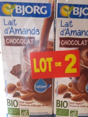 Lait d'amande chocolat