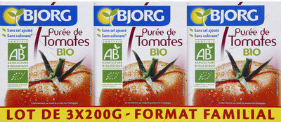 Purée de tomates bio
