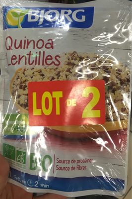 Quinoa lentille doy pack bjorg