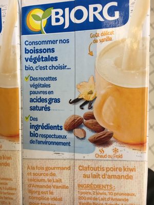 Lot 2 boisson amande vanille