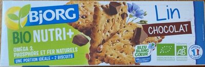 Biscuits aux pépites de chocolat🍫noir et au lin