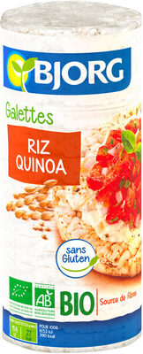 Galettes Riz Quinoa front packaging