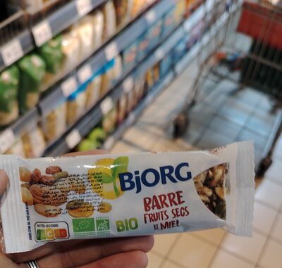 Barre fruits secs & miel