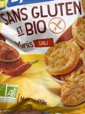 Galette de maïs au piment front packaging