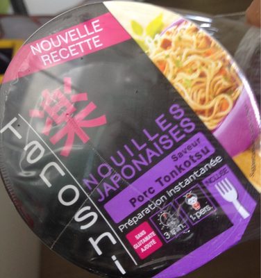 Nouilles Japonnaises Saveur Porc Tonkotsu