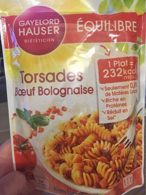 Torsades boeuf bolognaise