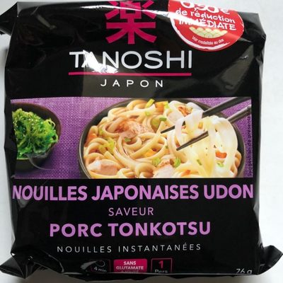 Nouilles Japonaises Udon saveur Porc Tonkotsu