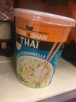 Nouilles de Riz Thai Saveur Coco Citronnelle front packaging