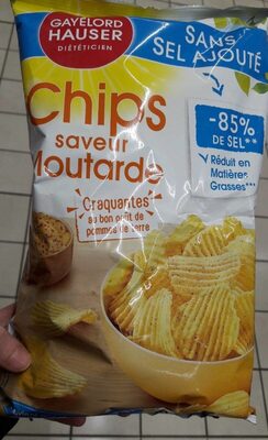 Chips saveur moutarde