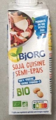 Soja cuisine semi-épais front packaging