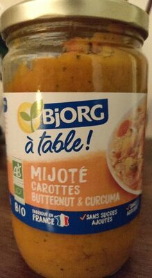 Mijoté carottes butternut & curcuma