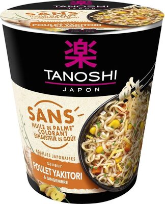 Nouilles saveur poulet yakitori et gingembre