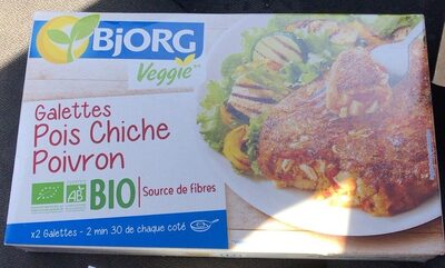 Galettes Pois chiche & Poivron