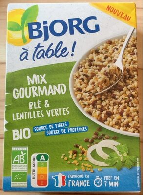 Mix gourmand blé et lentilles vertes