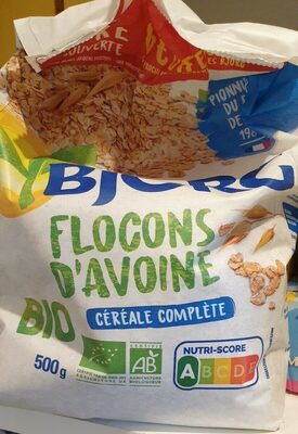 Flocons d’Avoine Complète BIO front packaging
