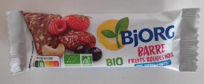 Barre fruits rouges noix