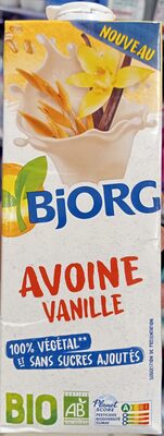 Boisson avoine vanille front packaging