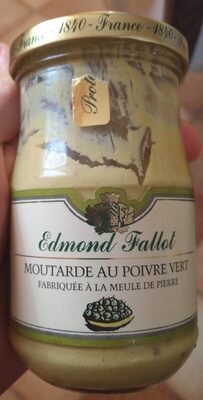 Moutarde au poivre vert
