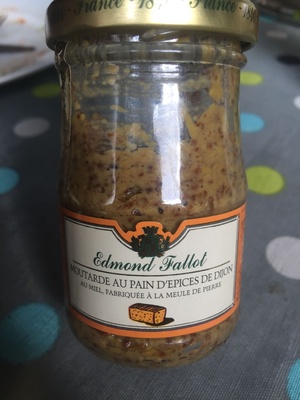 Moutarde au pain d‘épices front packaging