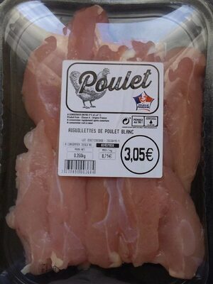 Aiguillettes de poulet blanc