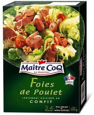 Foies de poulet confit