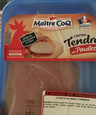 Filet de Poulet Mariné front packaging