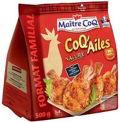 Coq ailes Nature (500g)