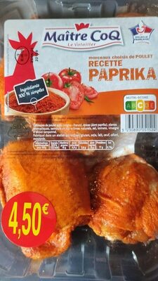 Hauts de cuisse de poulet recette paprika