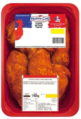 Cuisses de poulet paprika