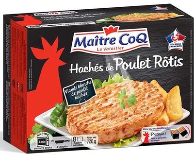 Hachés de poulet rôtis 720g étui