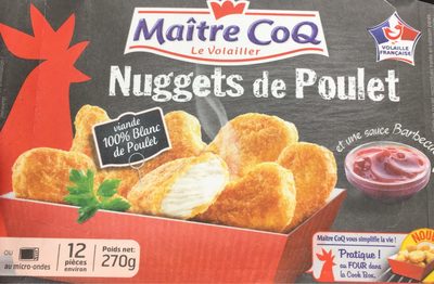 Nuggets de filet de poulet en barquette cookbox 	, 270g