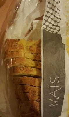 Pain au maïs front packaging